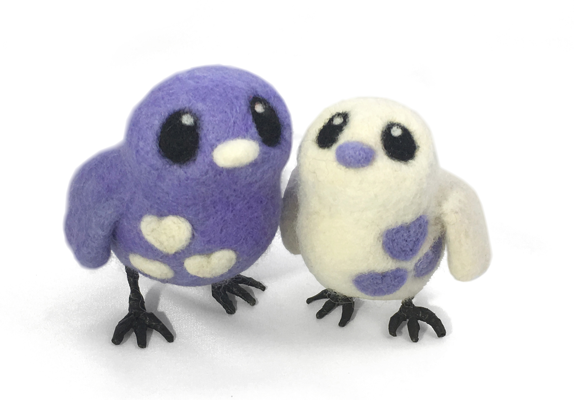 Needle Felted Lovebirds